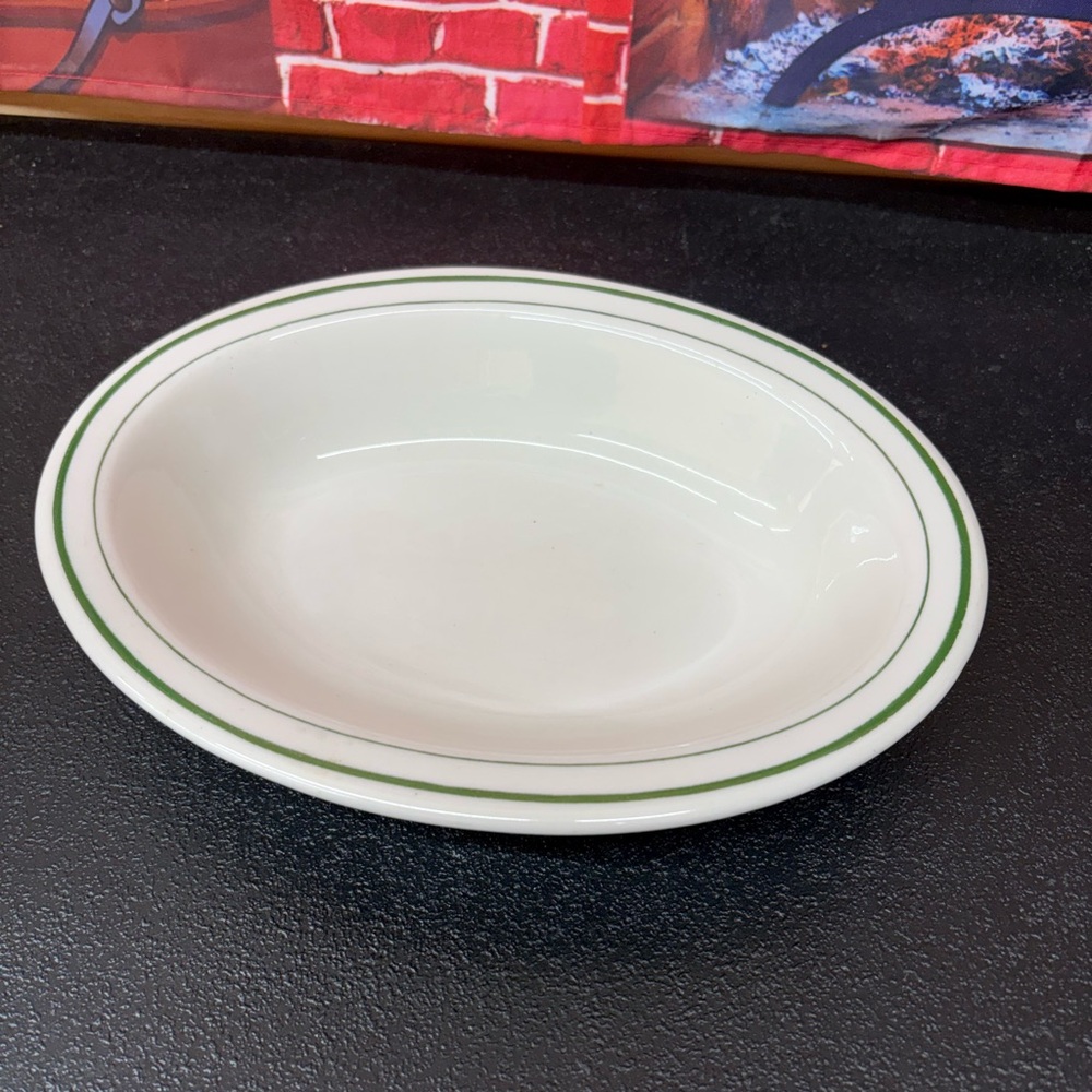 Vintage Buffalo China oval bowl